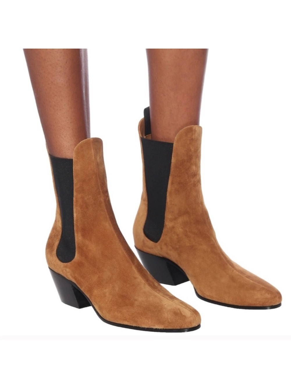 Khaite Saratoga Suede Chelsea Boot 38 (8)